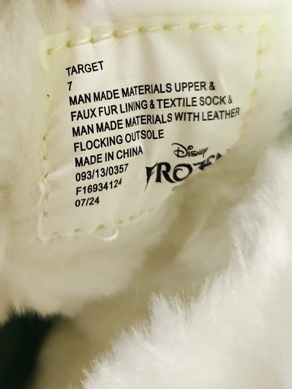 NWT Disney Frozen Toddler Girl Light Up Boots Waterproof Winter Boots Size 7